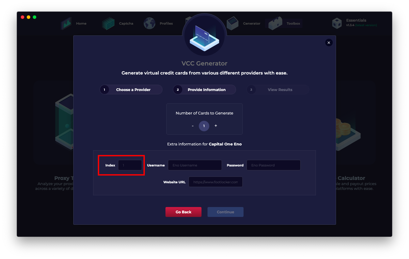 VCC Generator - How do I use Capital One VCC Generator? – Kodai Labs